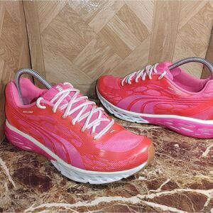 Puma Women's Bioweb Elite web cage running shoes pink size 9.5. -642